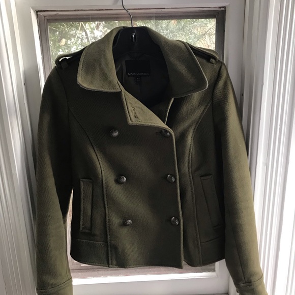 Banana Republic military style coat. XS - Picture 4 of 13